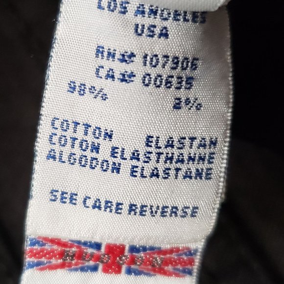 Y2k Hudson Black Curvy Flare Flap Pocket Low Rise Jeans 32 Bootcut - Picture 10 of 10